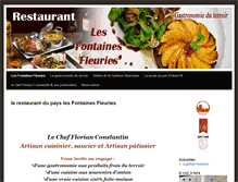 Tablet Screenshot of les-fontaines-fleuries.com